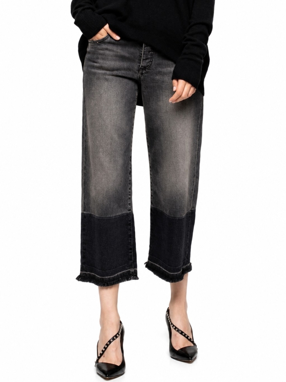 Zadig & Voltaire Bay Gris Women’s Pants Jeans Gray Size 29 Rock chic